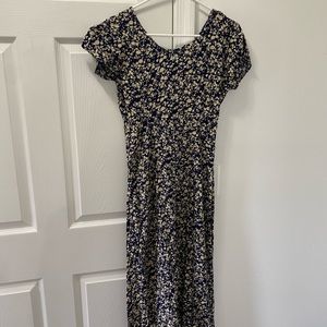 Vintage floral cotton dress.
